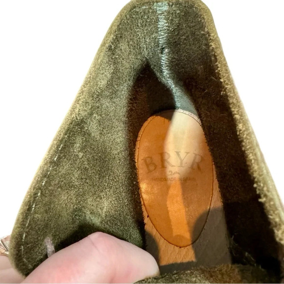 BRYR Phoebe Lace Up Leather Clog Granny Boots Sz:36 - Picture 6 of 9